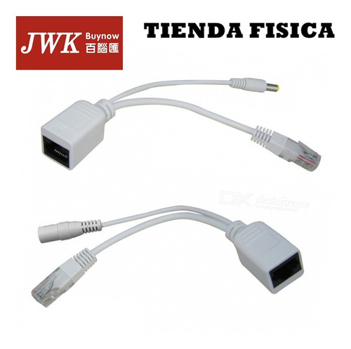 Video Balun Pasivo Poe Injector Rj45 Jwk