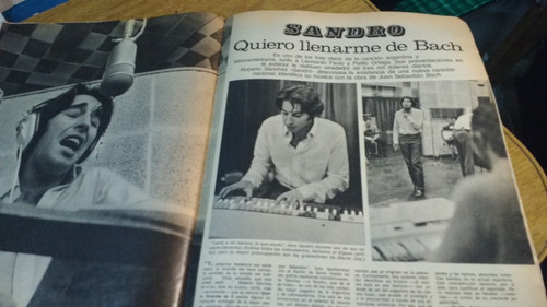 Revista 7 Siete  Dias 110 Año 1969 Sandro Roberto Sanchez
