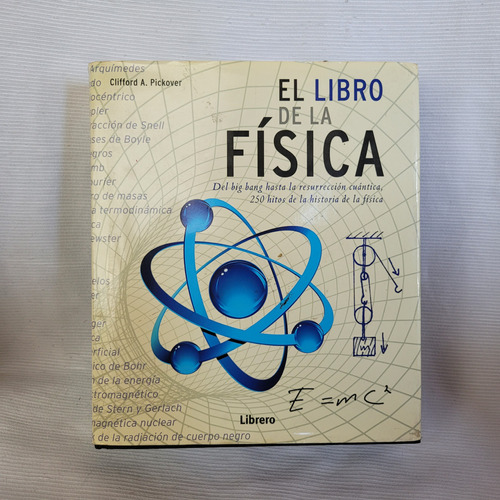 El Libro De La Fisica Clifford A Pickover Librero Tapa Dura