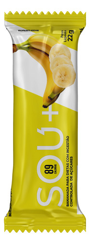 Bananinha Banana Zero Adição De Açúcar Sou Mais 1 Und