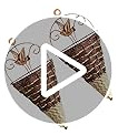 Cesta Colgante De Mimbre, 2 Piezas Para Flores