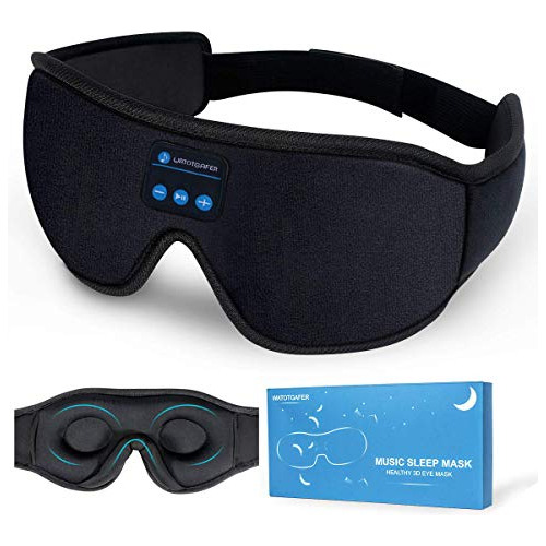 Auriculares Para Dormir, Máscara De Ojos 3d Inalámbrica Blue