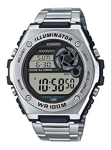 Reloj Casio Mwd-100hd-1av 100m Sumergible Nuevo Modelo