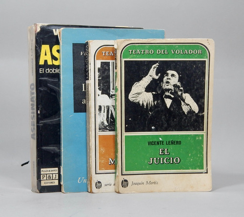 4 Libros De Vicente Leñero Juicio Mudanza Voz Asesinato 