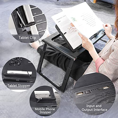 Soporte Plegable Computadora Portátil Cama, Escritorio...