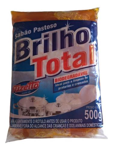 Pasta De Brilho Fuzetto Brilho Total Sachê Com 500g