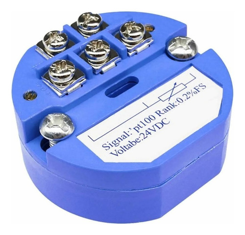 Transmisor De Temperatura Pt100 Rtd Salida 4-20ma 0-100 C