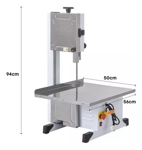 Sierra Sin Fin Carnicera Inoxidable Con Motor-sin Picador