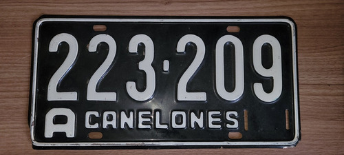 Matricula De Canelones  223209 Conf