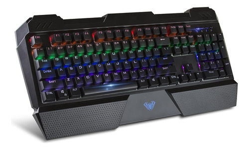 Beastron Rgb Teclado Mecánico Juegos Con Cable Led Con Con Y