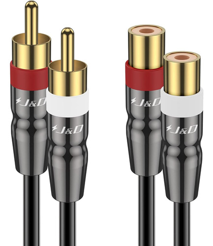 Cable Rca Macho A Hembra Extensor De Audio 4.5metros