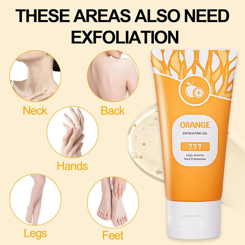 Gel Exfoliante Orange Enzymes, Exfoliante Facial Y Corporal