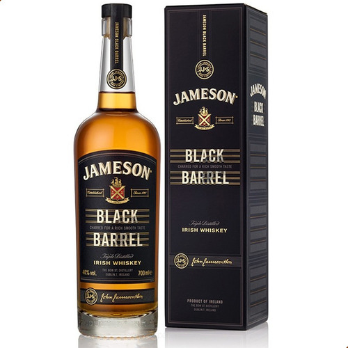 Imagen 2 de 7 de Whisky Jameson Black Barrel Irlandes Triple Destilado