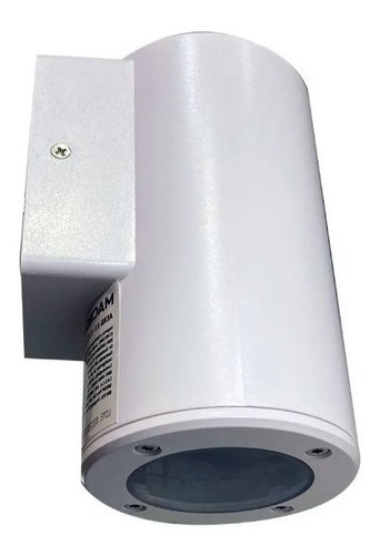 Pack X 2 Aplique Ip54 Redondo Unidireccional Pvc Gu10 7w Led