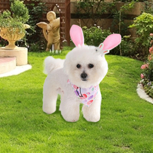 Iy Pañuelo For Perro, Bufanda For Perros Pequeños M Rosa
