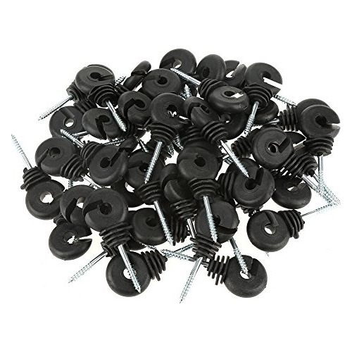 50 Pcs Aislantes De Cerca Eléctrica Tornillo, Aislante...