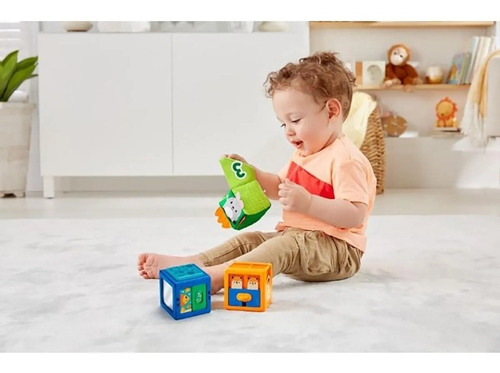 Fisher-price, 3 Bloques De Apilamiento Y Exploracion Gml90