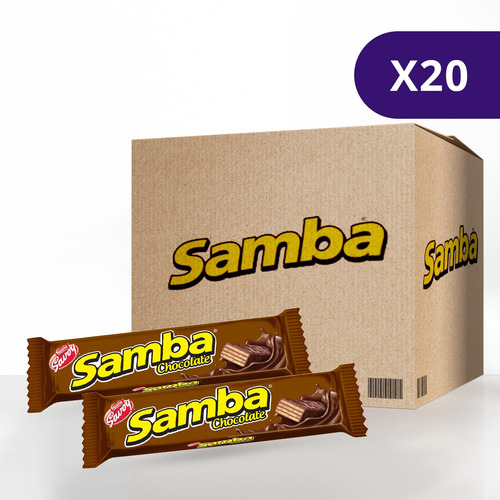 Samba® De Chocolate - Caja De 20 Unidades De 32g