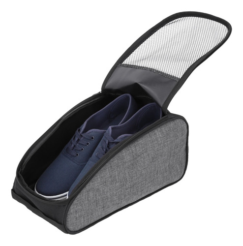 Zapatera Portátil Para Viaje Color Azul Oscuro