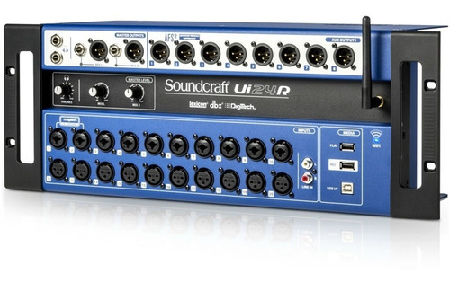 Mesa Digital 24 Canais Controle Sem Fio Ui-24r Soundcraft