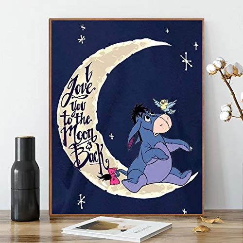 Pintar Por Números De Disney  Te Amo Hasta Luna Y De R...