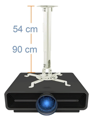 Rack Soporte Techo Proyector - Altura Regulable 55 A 90cm