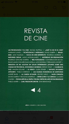 Revista De Cine - Número 4 - Lu Reads