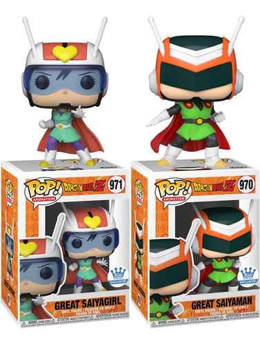 Funko Set Super Saiyaman Y Saiyagirl Exclusivo Funkoshop