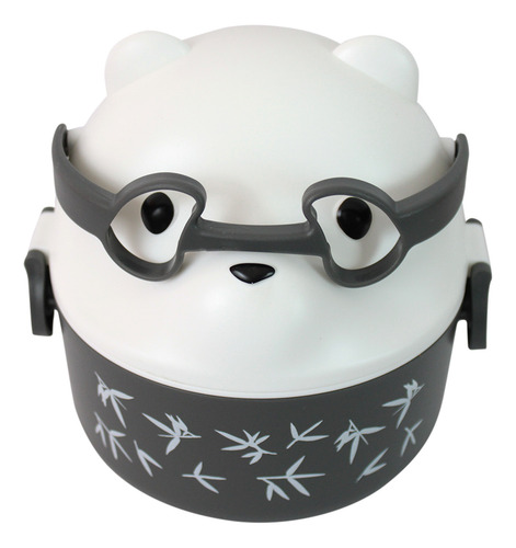 Topper Recipiente Con Asa 800 Ml Comida Box Lunch Oso Fh-361