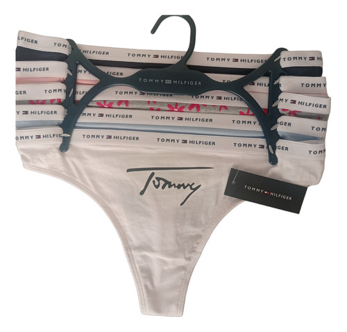 Panties Tangas Tommy Hilfiger Mujer Pack X 5 Und