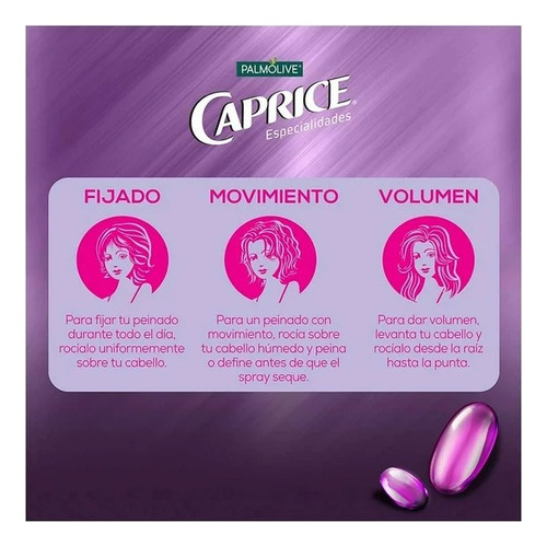 4 Pzas Spray Para Cabello Palmolive Caprice Especialidades.