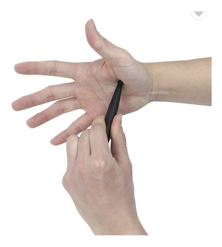 Imagen 4 de 9 de Piedra Guasha Varita De Obsidiana Negra Reflexologia