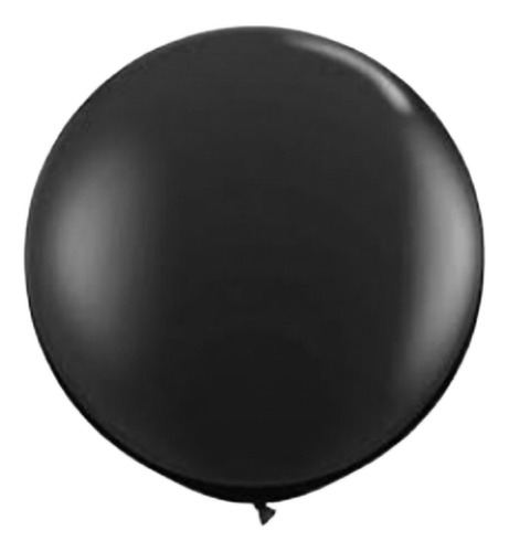 Piñata Globo Gigante 36  Lisa X3u Color Negro