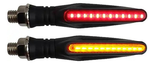 2 Luces Led Direccionales De Lujo  Secuencial Para Moto