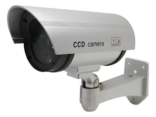Camara Falsa Tipo Domo Ccd Con Luz Led Seguridad