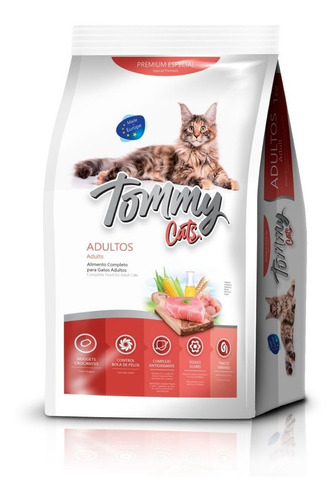 Tommy Cats Adulto | Alimento Para Gato X 7 K
