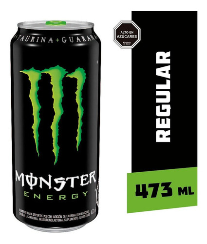 Bebida Energetica Monster 473cc Energy(3 Unidad )-super