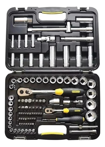 Juego Set Tubos Stanley Fatmax Hexagonal Maleta 96 Piezas