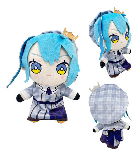 Peluche Hololive Hoshimachi Suisei Plus Star Street Comet Color Crown Style