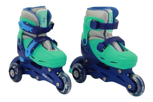 Patines Rollers Fast Azul Talla Zoom Sports