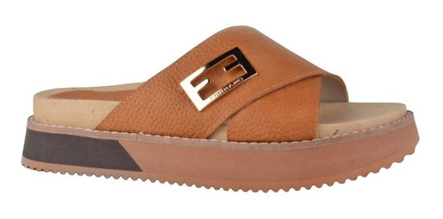 Zuecos Sandalias Ojotas De Mujer De Cuero Melk - Ferraro