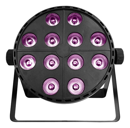 Cañon Led Alien Pro Par 12x10 Rgbuv 4 En 1 Dmx 6/8 Canales