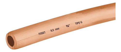 Tubo Cobre Flexible 3/8'' 15mt Foset 48157