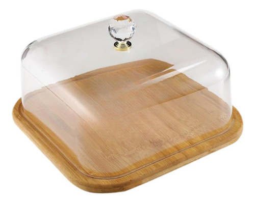 Suporte Para Bolo Com Tampa Bandeja Para Exibição De