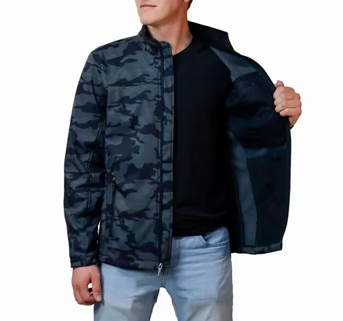 Chaqueta De Neopreno Camuflaje Militar Hombre Casual Reimer