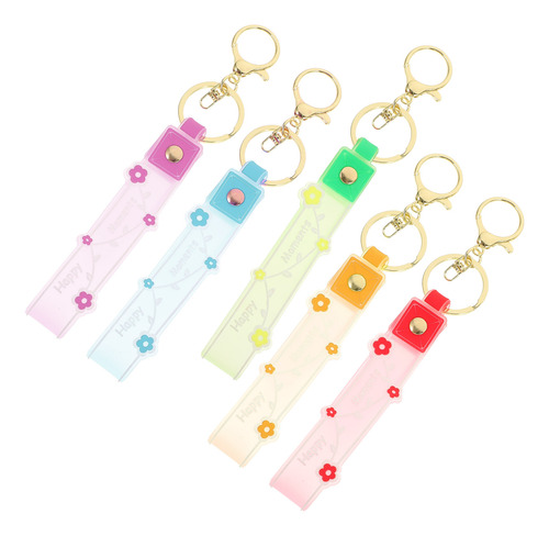 Llavero De Silicona, 5 Unidades, Llavero, Cartera, Pulsera P