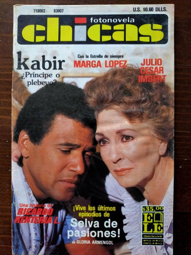 Marga López Y Julio Cesar Imbert En Fotonovela Chicas