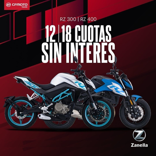 Imagen 1 de 11 de Cf Moto Rz 400 / Bicilìndrico -  12 / 18 Sin Interes
