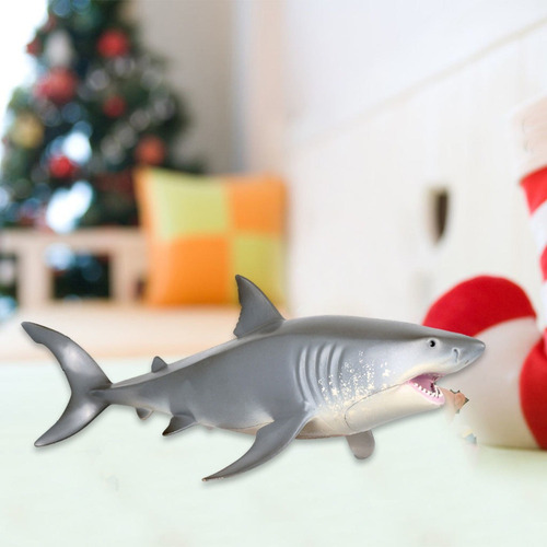 Ornamentos De Modelo De Tubarão Brinquedo Tubarão Branco