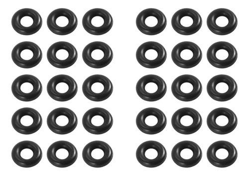 Nuevo 30 Piezas De Anillos De Goma De 2,5 Mm X 6,5 Mm X 2